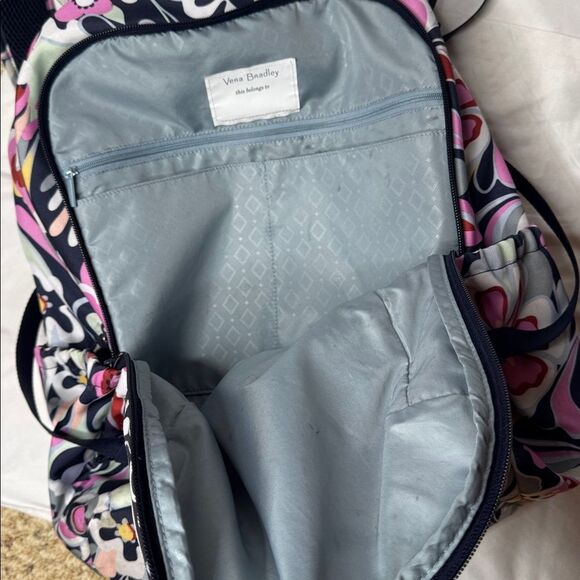 Vera Bradley Lighten Up Essential Large Backpack In Floral Mod Paisley. - Picture 6 of 7